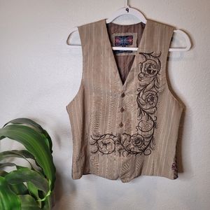 English Laundry embroidered vest